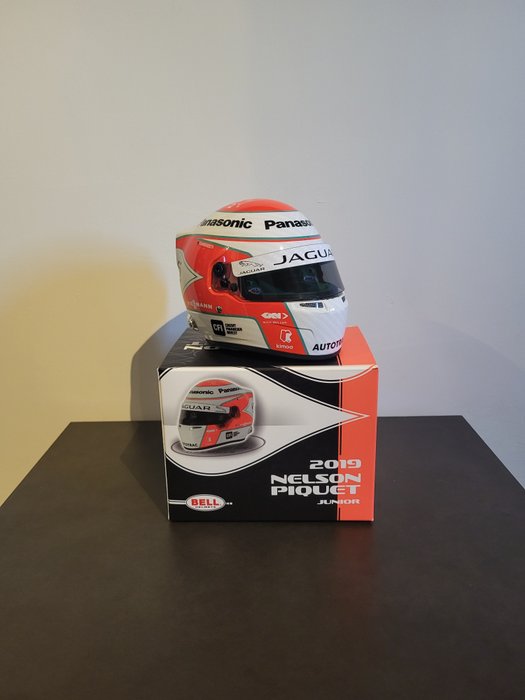 Jaguar Formule E - Nelson Piquet Junior - 2019 - Casco escala 1/2 
