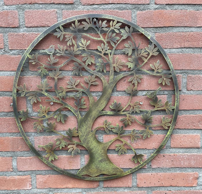 Koriste-esine - Levensboom muurdecoratie 51 cm - Eurooppa - Elämänpuu seinäkoristelu