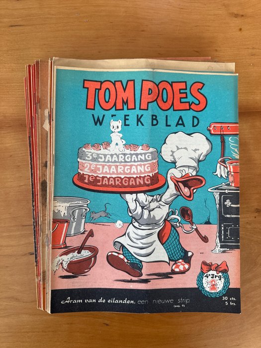 Bommel en Tom Poes 1 t/m 26 - Tom Poes Weekblad - Complete jaargang - 26 Comic - 1951