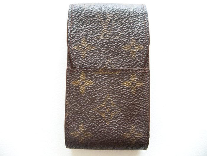 Louis Vuitton - 煙盒 - 塗層帆布，針葉林皮革