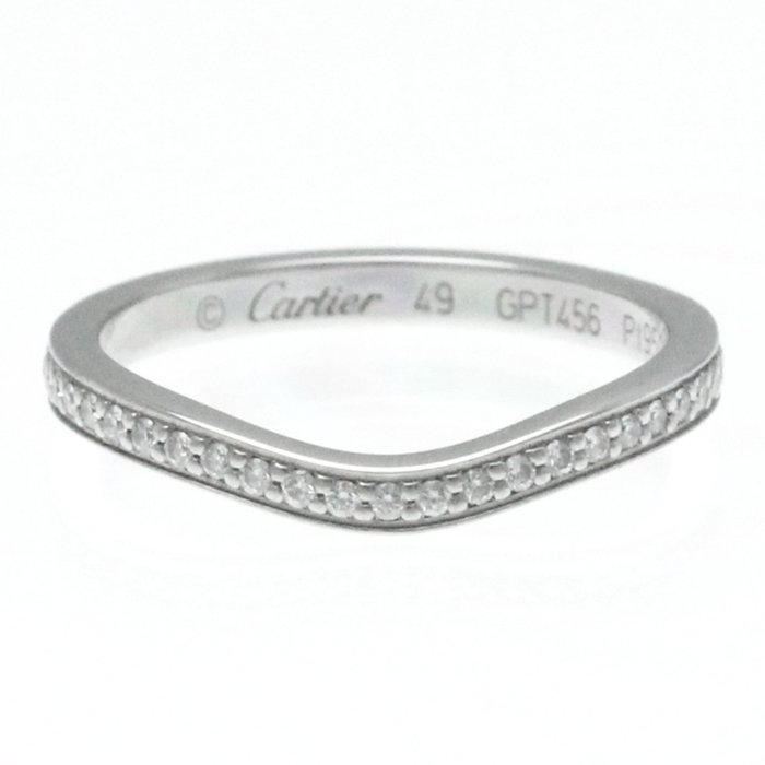 Cartier - 戒指 白金 