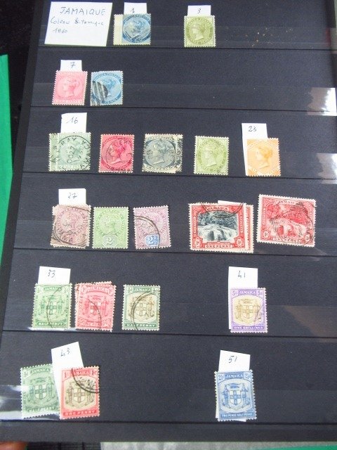 英國殖民地  - 包括牙買加，郵票收藏