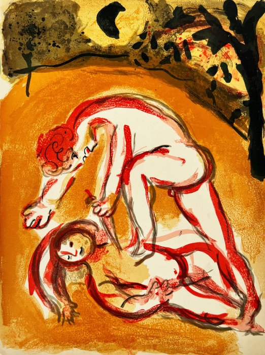 Marc Chagall (1887-1985) - Kain and Abel