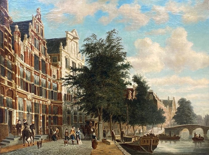 Hollandse School (XIX-XX) - Stadsgezicht