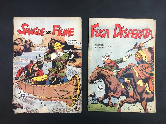 Sergente York - Avventure del West - 2 Comic - Prima edizione - 1957