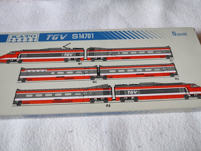 Kato N轨 - S14701 - 火车单元 (1) - 6 组高速列车 - SNCF