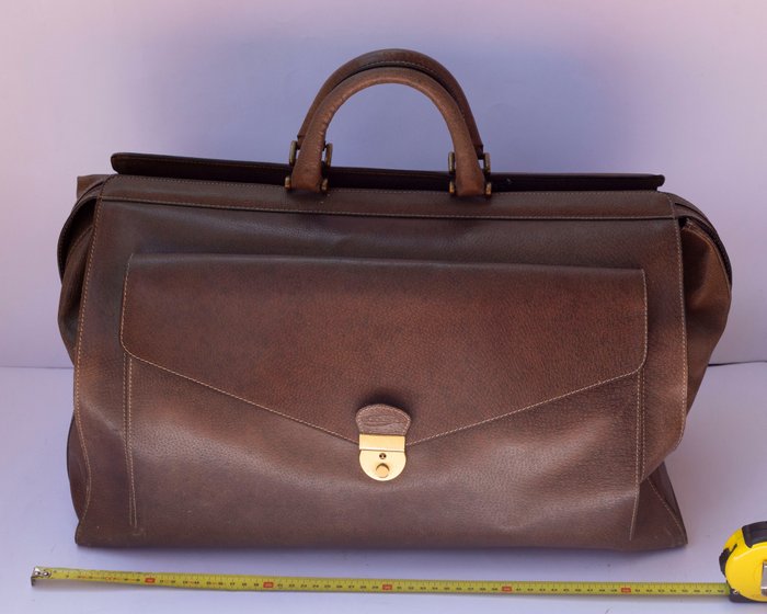 Other brand - Vintage travel bag in leather - Matkalaukku