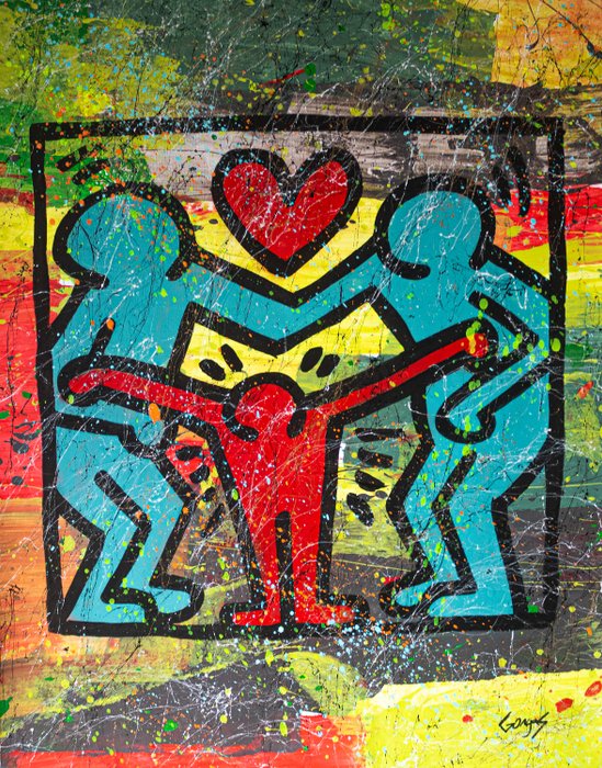 Gongas (XX-XXI) - Gongas vs Keith Haring - Family Love