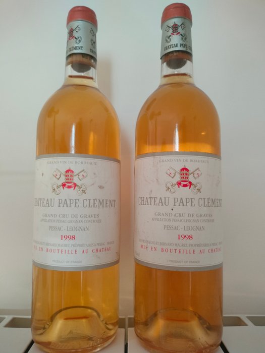 1998 Château Pape Clement - Pessac-Léognan - 2 Bottiglia (0,75 litri)