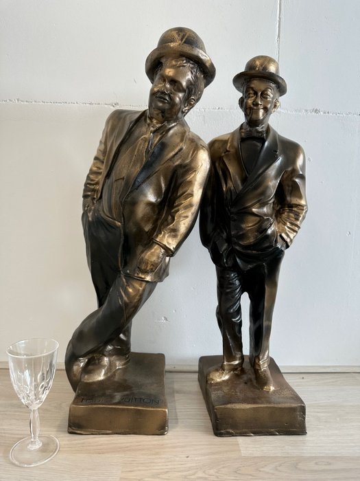 DALUXE ART - LV Stan Laurel and Oliver Hardy (XXL) 65cm - Combi Set