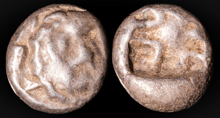 Parion Obol - Zeer zeldzame archaïsche munt  (Zonder Minimumprijs)