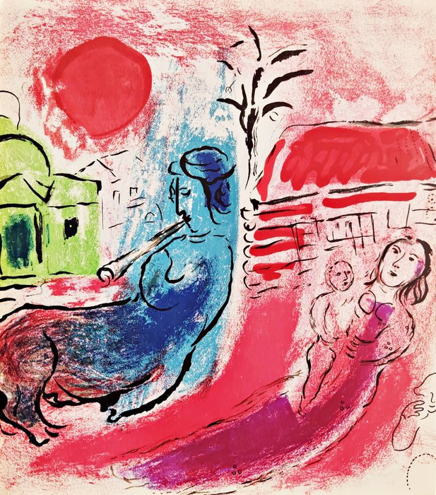 Marc Chagall (1887-1985) - Maternity and Centaur