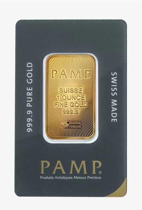 1 Troy Ounce - 金色 - 1 oz Pamp Suisse