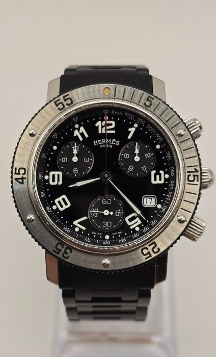 Hermès - Clipper Diver Chronograph "NO RESERVE PRICE" - No Reserve Price - CL2.915 - Men - 2000-2010