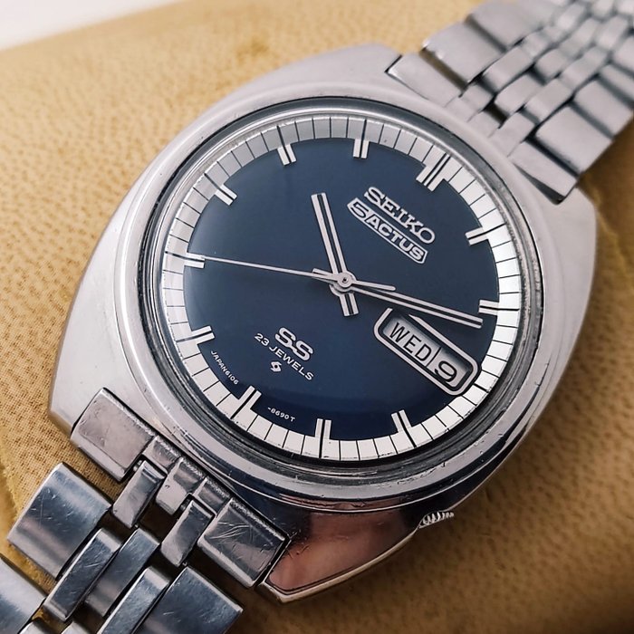 Seiko - 5 Actus SS “Blue” Automatic Vintage Watch - χωρίς τιμή ασφαλείας - 6106-8420 - Άνδρες - 1970-1979