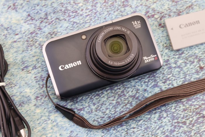 Canon Powershot SX210 IS, 14.x Zoom, 14.1MP Câmera digital