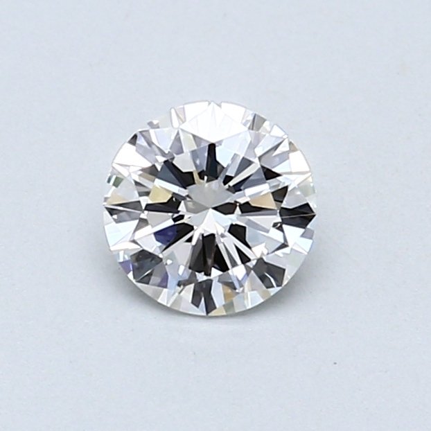 1 pcs Diamant - 0.50 ct - Rund, brillant - E - VVS1