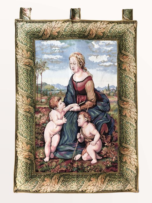 Madonna med barn - Billedteppe  - 110 cm - 75 cm