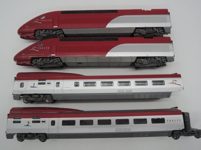 Mehano H0 - Μονάδα τρένου (1) - 4 τεμαχίων PBKA "Thalys" - SNCF, Thalys International
