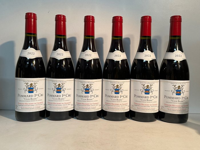 2022 Pommard 1° Cru "Clos Blanc" - Domaine Machard de Gramont - Burgundy 1er Cru - 6 Bottles (0.75L)