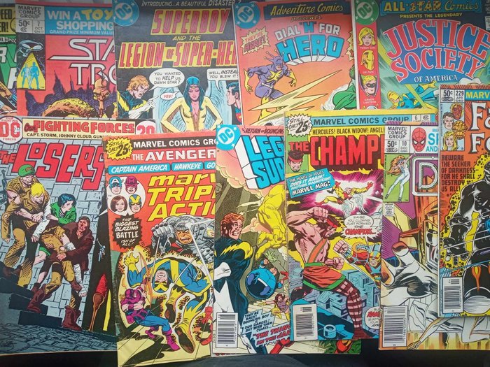Fantastic Four, Spider-Man, Warlock, Avengers - Comic Book Collection - 34 Comic