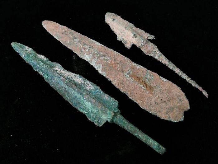 Bronzealder Bronze Pilespidser gruppe  (Ingen mindstepris)