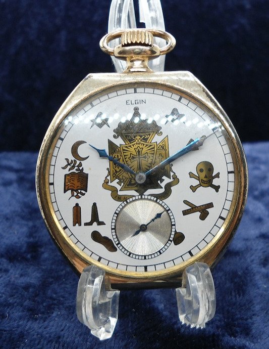 Elgin masonic - pocket watch No Reserve Price - 1901-1949