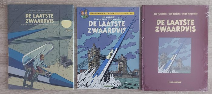 Blake & Mortimer - De Laatste Zwaardvis - 3 Album - Begränsad upplaga - 2021/2021