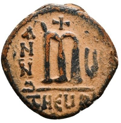 Bysantinska riket. Phocas (AD 602-610). Follis  (Utan reservationspris)