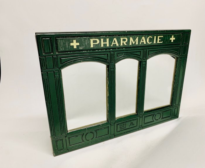 Cuzin - Podo - Medicine Cabinet - Mobiletto - Armadietto dei medicinali a parete in legno di pino verde per la facciata
