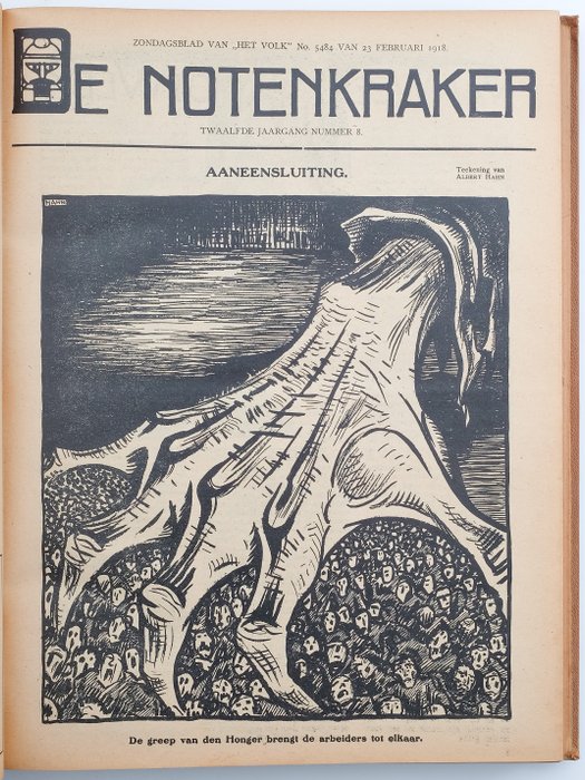 De Notenkraker 11-20 - 10 Jaargangen satire door Albert Hahn en Leendert Jordaan - 1917-1926