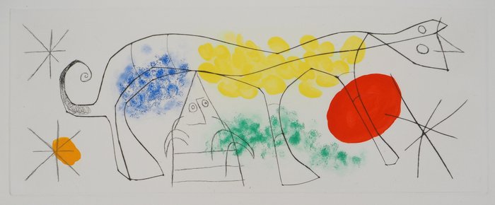 Joan Miro (1893-1983) - Personnages surréalistes