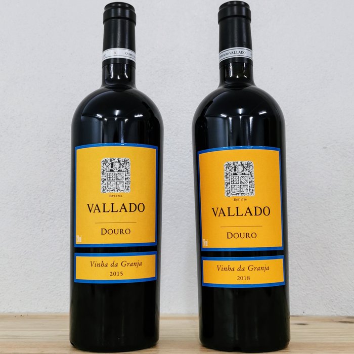 2015 & 2018 Quinta do Vallado, Vinha da Granja - Douro DOC - 2 Butelki (0,75l)