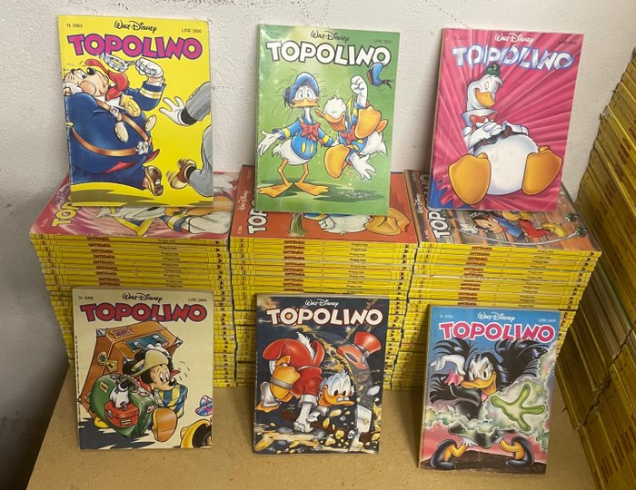 Topolino 2001/2100 - Sequenza completa - 100 Comic - Erstausgabe - 1994/1996