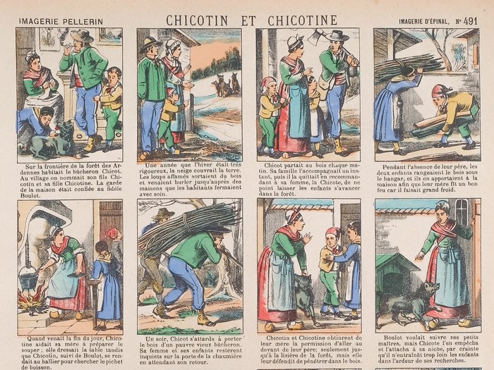 Images d'Épinal - Historiettes éditées par les Imageries Pellerin - 118 Styrer - Første utgave - 1900