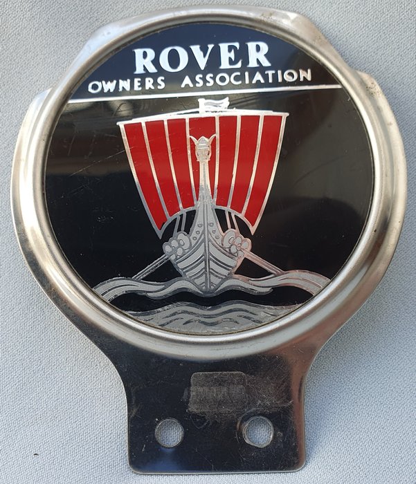 徽章 - Grille Badge - Rover Owners Association - 英國 - 20世紀中期（二戰期）