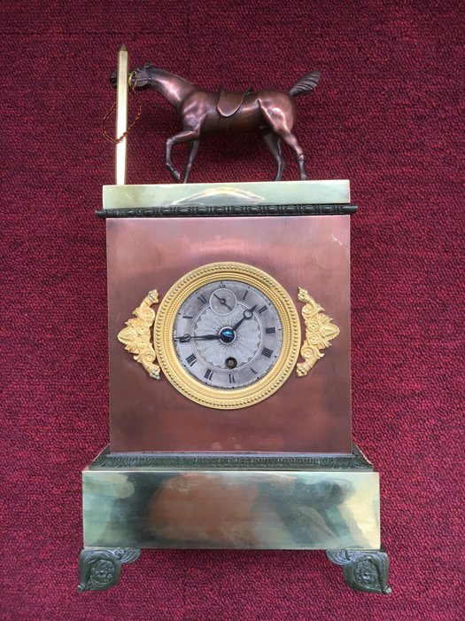 Zegar kominkowy -   Brązowy - 1840-1850