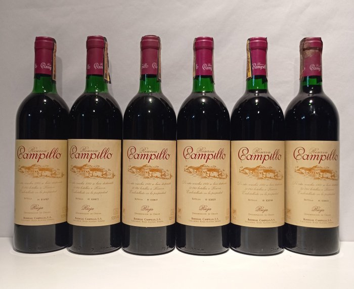 1981 Campillo - La Rioja Reserva - 6 Bottles (0.75L)