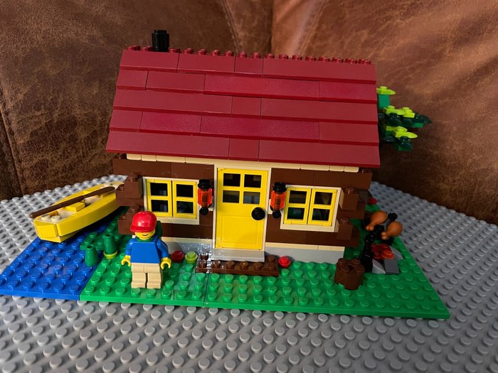 Lego - Creator - 5766 -  Log Cabin + 31034 + 6743 + 4891 + 31018