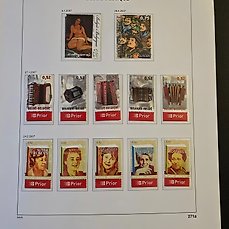België 2007/2010 – Davo VII LX bladen met alle postzegels uit de blokken en de boekjes !! (zie detail)