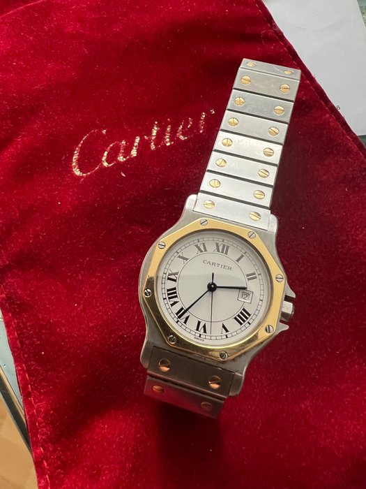 Cartier - Santos Octagon - 2966 - Kobieta - 1980-1989