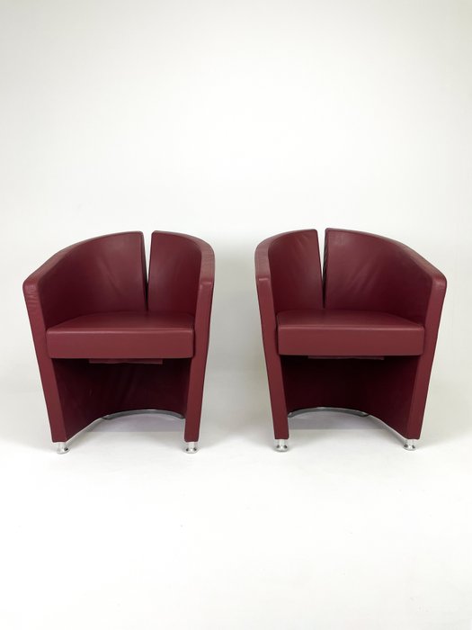 Estel - Favaretto & Partners - Podium - 扶手椅 - 皮革, 鋁