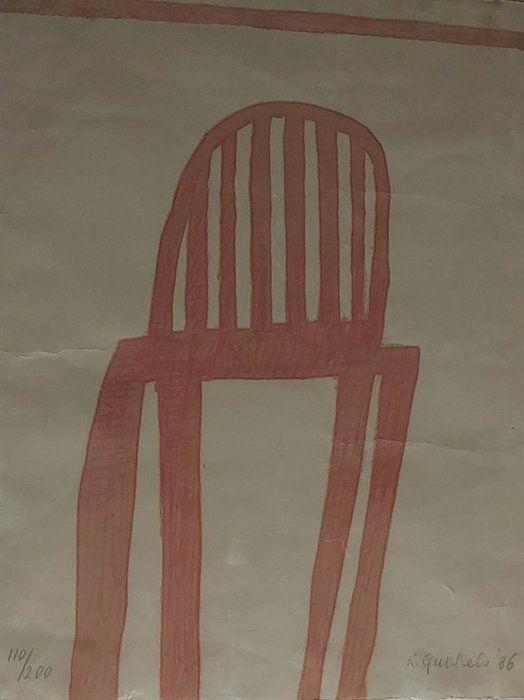 Klaas Gubbels (1934) - Roze stoel