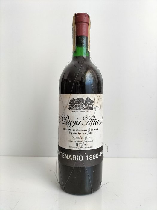 1973 La Rioja Alta, Centenario (1890-1990) - 拉里奧哈 Gran Reserva - 1 Bottle (0.75L)