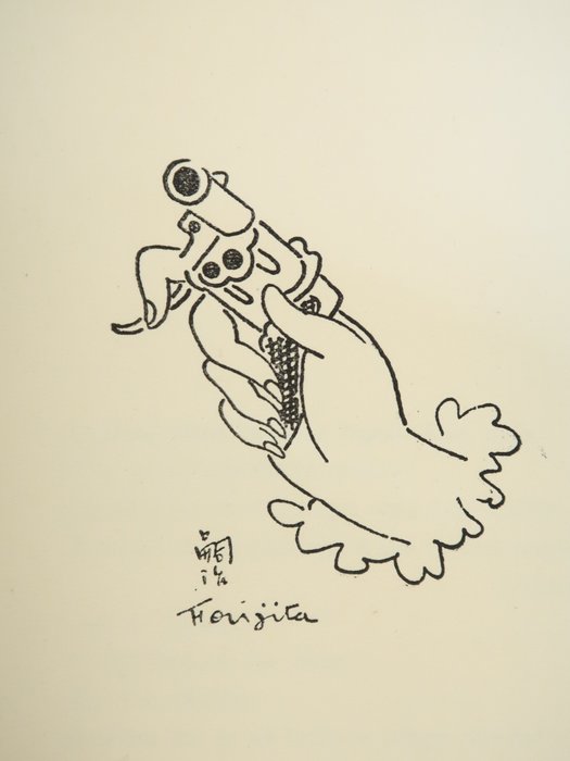 Claire & Ivan Goll /  Léonard Foujita - Poèmes de Jalousie [avec une eaux-forte originale de Foujita. E.O 1/300] - 1926