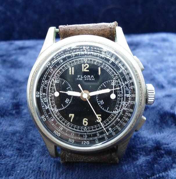 FLORA - Chronograph Suisse - 沒有保留價 - 男士 - 1901-1949