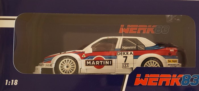 Werk83 1:18 - 模型赛车 - Alfa Romeo 155 Dtm marini racing nr. 7 Nannini
