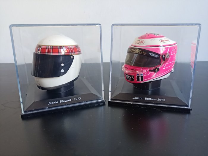 Tyrrell - Mclaren - Formel 1 - Stewart - Button - Rennhelm