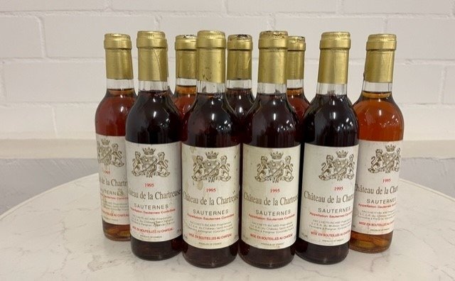 1995 Château La Chartreuse - Sauternes - 12 Meias-garrafas (0,375 l)