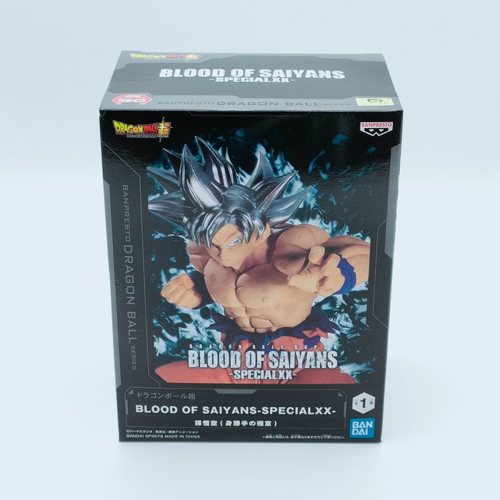BANDAI - Figura - DRAGON BALL - BLOOD OF SAIYANS SPECIAL - Son Goku (Ultra Instinct) - From Japan - Plástico